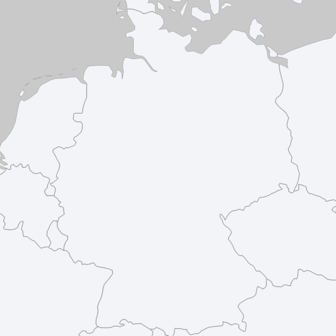 Landkarte Deutschland – drs Weltring Niederlassungen Köln, Hamburg, Berlin, Leipzig, Frankfurt, München